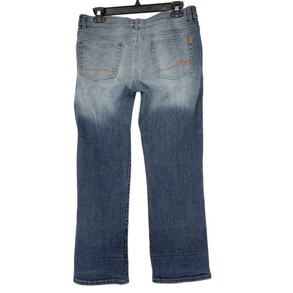 Womens Southpole Jeans Size 9 Boot Vintage Stretch Crop 3176 Mid Rise Short - Picture 4 of 7